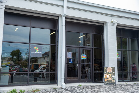 Outside the Bel Air Armory Marketplace. Photo Credit: Kerry Paradis Photography