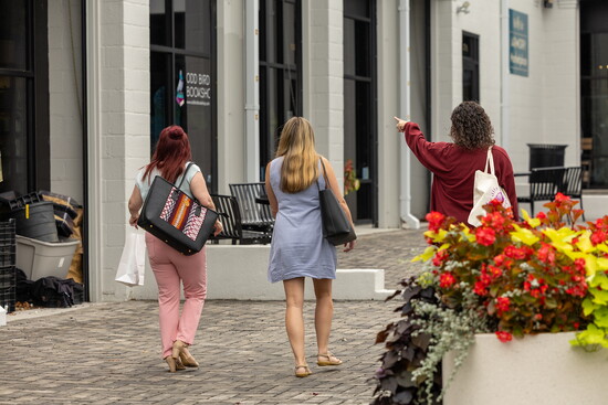 Outside the Bel Air Armory Marketplace. Photo Credit: Kerry Paradis Photography