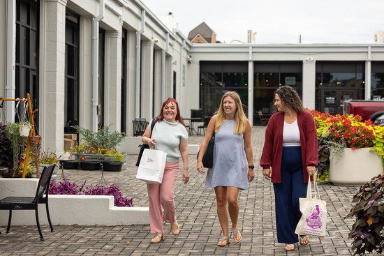 Outside the Bel Air Armory Marketplace. Photo Credit: Kerry Paradis Photography