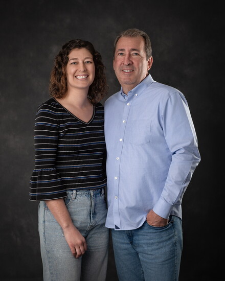 Daughter Sarah + Dad Michael Corna of American Family Insurance. Photo by Anjali Fong Photography.