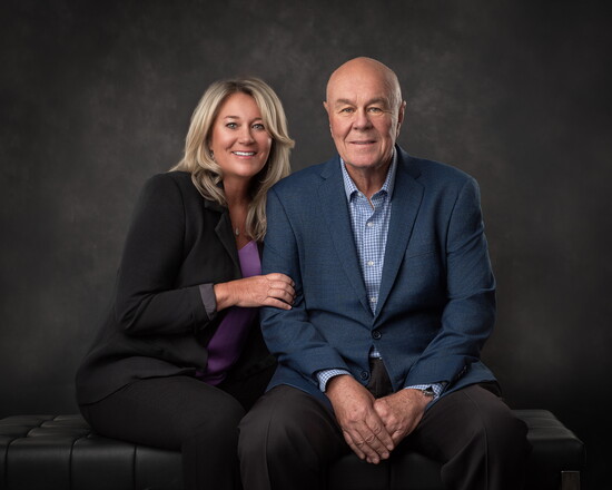 Daughter Alison Shiver-Himes + Dad Chip Shiver, Shiver Security/Pye Barker. Photo by Anjali Fong Photography.