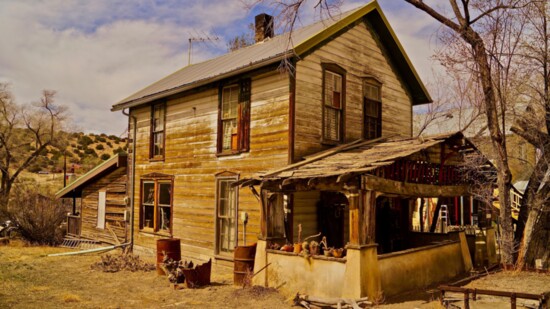 One of the original coal town buildings.