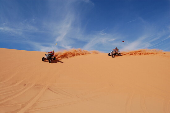 4x4 Guide experience in Sand Hollow with Mad Moose Outfitters. Photo courtesy of Mad Moose Outfitters.