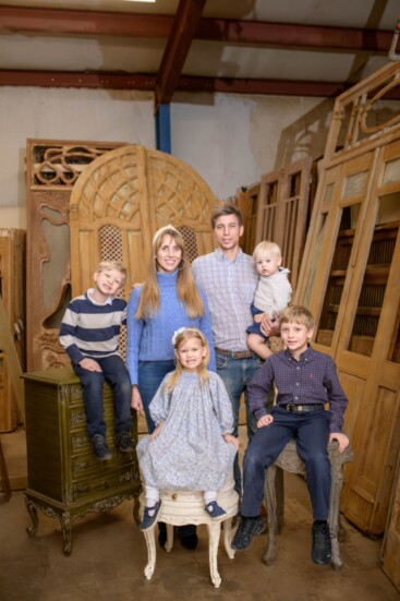 A family business, Luke, Mary Kate and their children