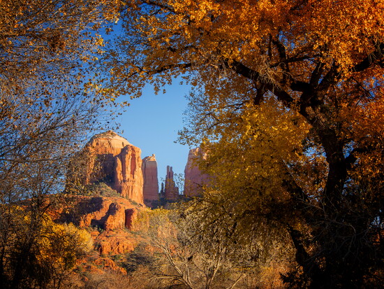 Sedona in the autumn.