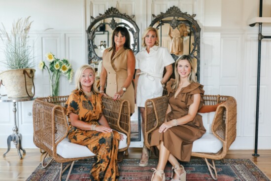 The ladies of Three Pears - left to right are owner Carrie Taylor, employee Susan Nesmith, owner Kim Ydel and employee Emily Graves.  