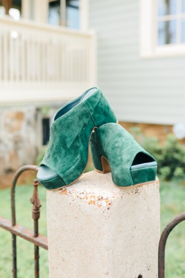 Gorgeous green pop of color!
