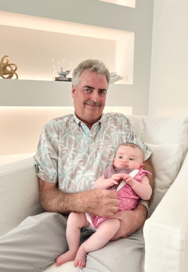 Bob Collins and granddaughter Maisyn.
