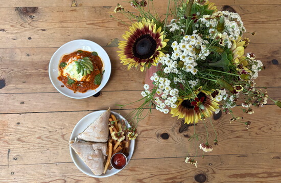 A locally sourced meal at Five Points, Photo: Kris Ann Valdez