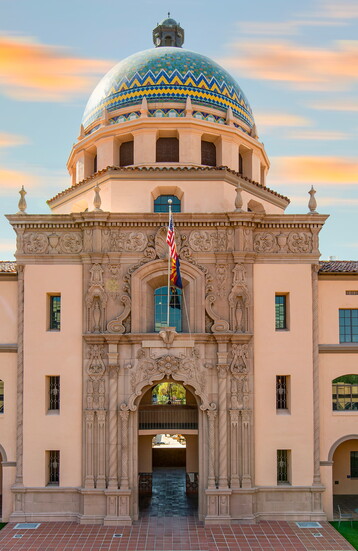 The Pima County Historic Courthouse which houses the Southern Arizona Heritage and Visitor Center, Photo: Ulises Escobar for Visit Tucson