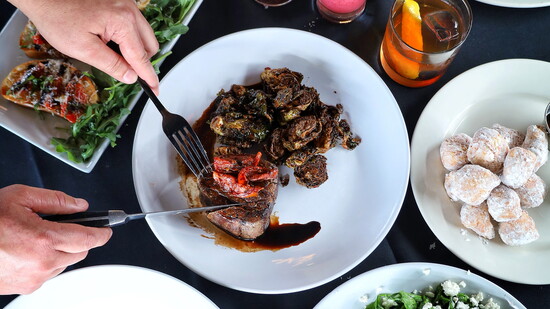 Stone Terrace Gastropub filet mignon