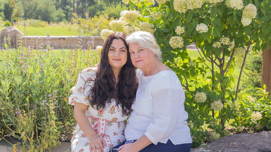 Roshan Roghani-Ishaq and Susan Camille Beckman Roghani