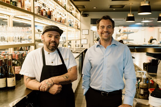 Chef James McBride and general manager Austin DeForest