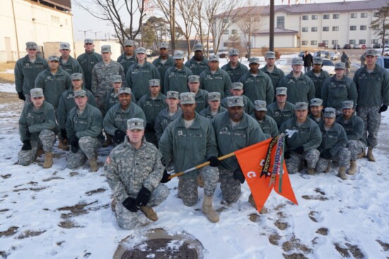 C Co, 602d ASB, 2CAB, 2ID at Camp Humphries in Pyeongtaek, South Korea, in 2012