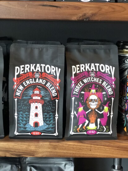 Samples of some of Perkatory Coffee Roasters unique blends. 
