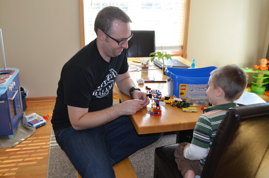 Father and son time!