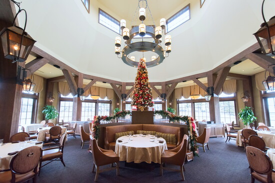 The centerpiece of the season! This stunning Christmas tree makes the elegant ambiance of Harrimans even more captivating.