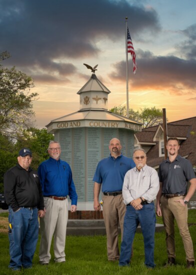 From Left to Right: Alan (AJ) Johnson, John Hill, Bill Bryant, William “Bill” Kelley, Ben Hill