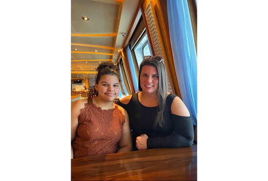 MaKayla Allen (Left) and her mother Samantha Farris (Right) enjoy mother-daughter bonding time exploring the local Farmer's Market on weekends.