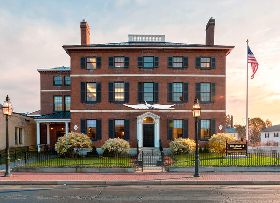 Treadwell Mansion Boutique Hotel. AI enhanced photo by Kevin Edge 