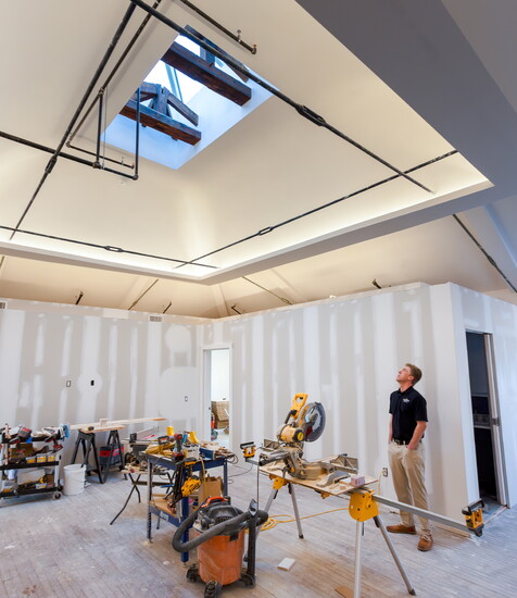 The Presidential Suite Penthouse in progress. Photo by Kevin Edge