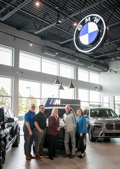 The dedicated service, parts and management team, (L-R) Brian Bowden, Shelton Sanders, Kimberlee Calaway, Jason Wares and Christie Desimone.