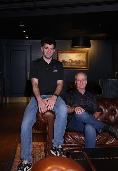 Gary Hinton and his son, Jackson Hinton