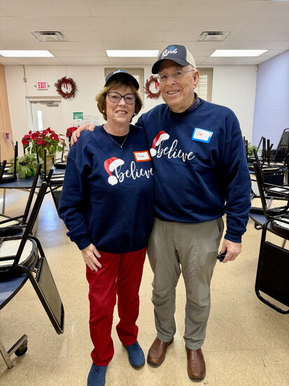 Joyce and Joe O’Rourke of West Hartford are volunteer tutors in the House of Bread’s Education Center and also help prepare and serve meals in the soup kitchen.