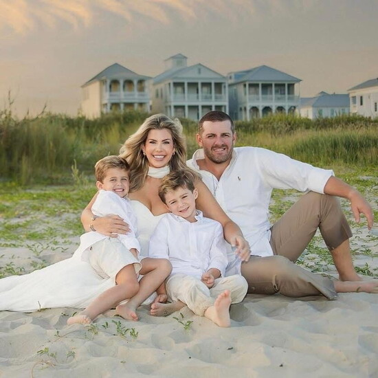 Co-chair Nikki Adams and her family.