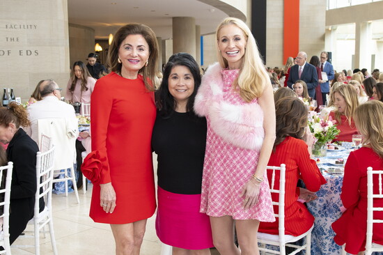 2026 St. Valentine's Day Luncheon advisory chairs Melinda Knowles, Nancy Gopez and Maggie Kipp