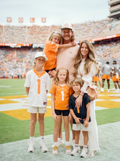 The Colquitt family at Neyland Stdium