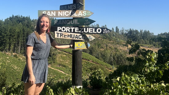 While traveling on a wine trip with Brazos Imports in Guarilihue, a renowned, coastal sub-region in the Itata Valley of Chile