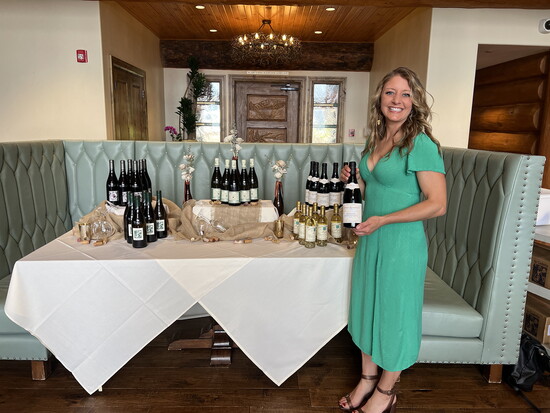 Shore Lodge's private restaurant called White Tail for a French Wine dinner conducted by Jackie
