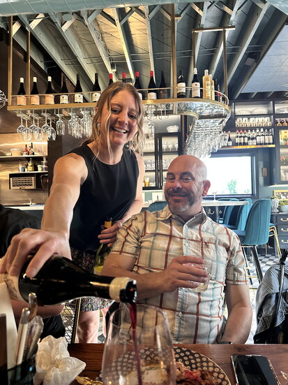 Randy at Tastings wine bar