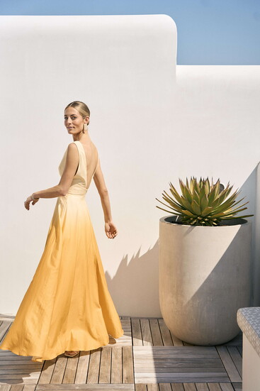 This dress was a hero piece in my first collection with Dillard’s, and will always be a favorite. From the fit to the ombre fabric, so much love and attention w