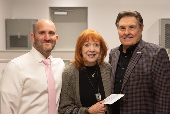 Jeff with Long Beach Rescue Mission founders Wayne and Janet Teuerle.