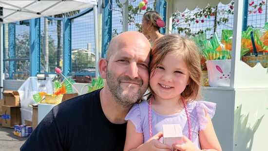 Jeff and his youngest daughter, Goldie.