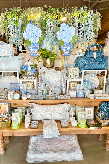 Local favorite boutique Monograms Plus is a swirl of color and creativity.