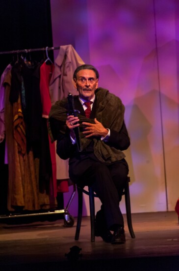 “BARRYMORE”: Pictured is Mario Cabrerra as John Barrymore; Photo by Ponic Photography