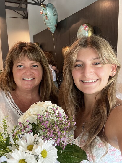 Savanna Romano and her mother. 