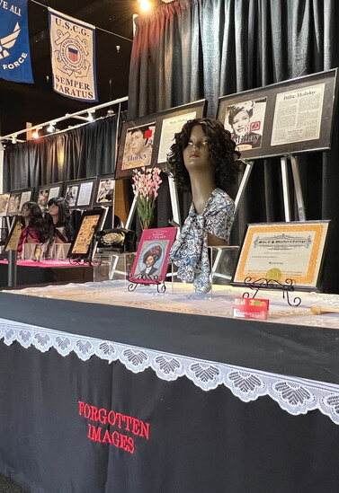 Artifacts and memorabilia on display at the Women's History exhibit in March 2025.