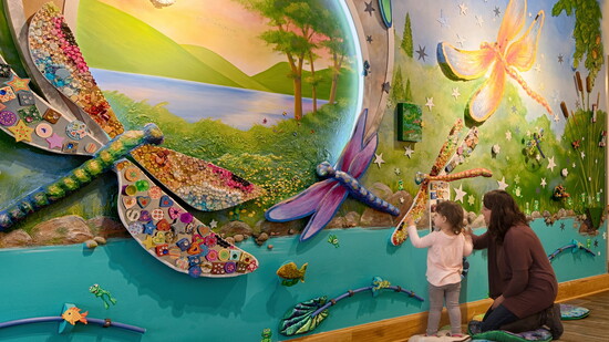 Crescent Cove's Sensory Wall