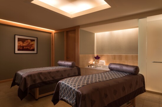 Spa couples treatment room