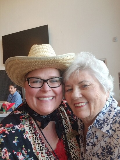 With Steena Murray