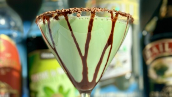 Mint Chocolate Chip Martini from Rooney's