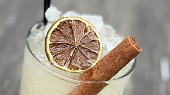 Winter Lemonade mocktail at Natalie's Seafood. Photo Credit: Evolved Hospitality