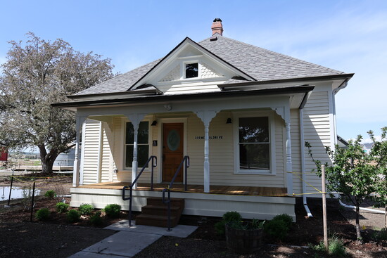 The Dickey Farmhouse after restoration.