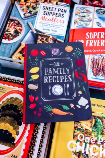 She's part historian and carries traditions, give her a place to collect them in one spot.  Family Recipes Book $12.99