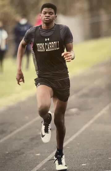 Bailey Bullock's last race. Photo courtesy of Patrice Bullock