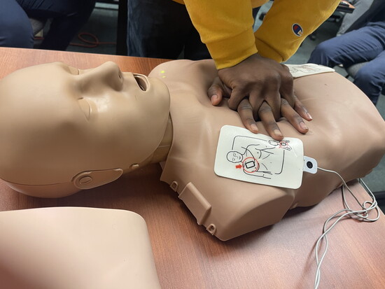 CPR training. Photo courtesy of Patrice Bullock